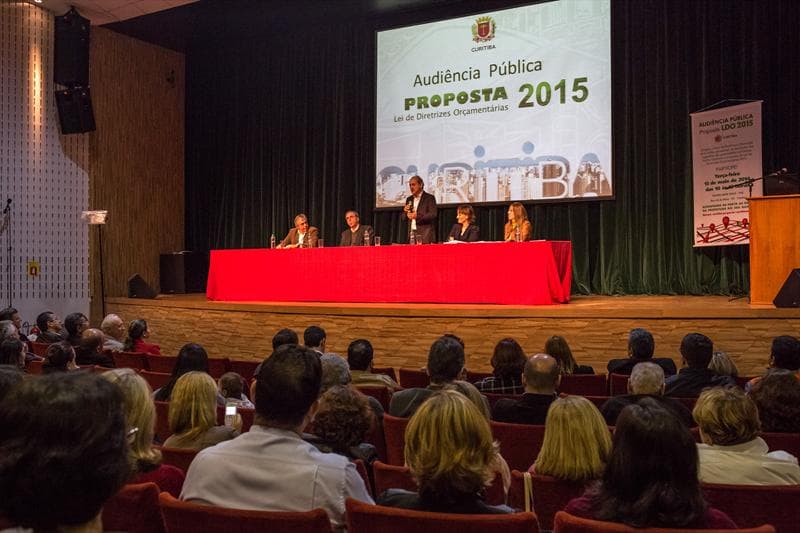Audiência Pública da Prefeitura de Curitiba